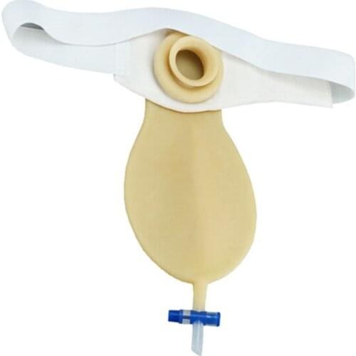 Waist side urine bag latex unilateral urinary tract urinary bag urinal ostomy urine collection bag