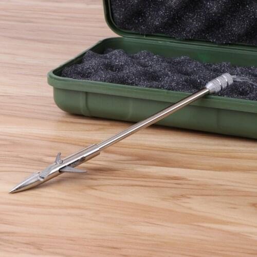 Fishing Broadhead Arrow Stainless Steel Catapult Slingshot Bow Hunting Fish Dart NEW