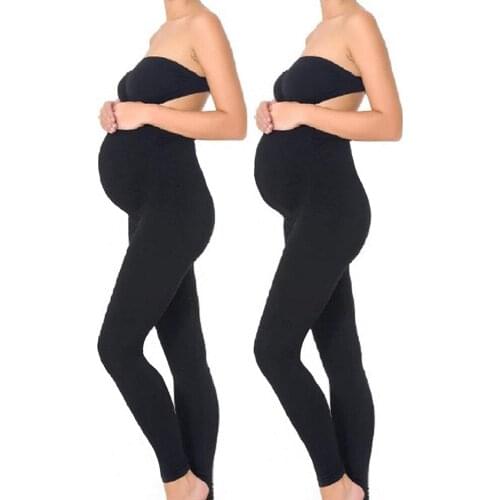 Sexy Women Pregnant Leggings 2019 New Seamless Yoga Pants Stretch Pregnancy Trousers Clothes Gym Yoga Bottoms Sportswear