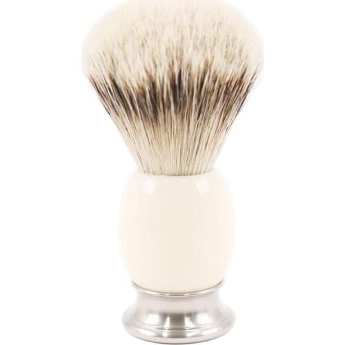 Yaqi 21MM Metal And Acrylic Handle Silvertip Badger Shaving Brush