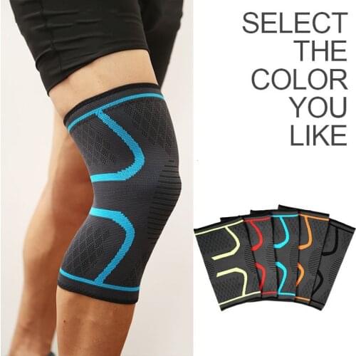 1Pcs Knee Brace Support Compression Sleeves, Fitness Running Cycling Knee Support Wraps Pads for Arthritis, Pain Relief ,Sport