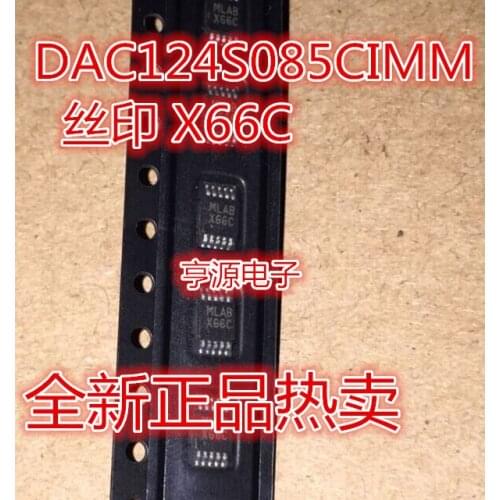 100% New&original DAC124S085CIMM MSOP-10 X66C