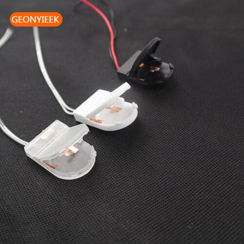 2/5PCS CR2032 Button Coin Cell Battery Socket Holder Case Cover with ON-OFF Switch 3V Battery Storage Box Battery Box