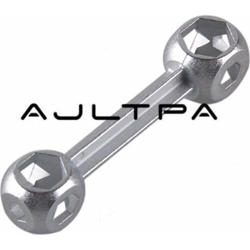 200Pcs Portable Dog Bone Shape Hexagon Holes Torque Wrench Cycling Spanner Bicycle Bike Repair Tools