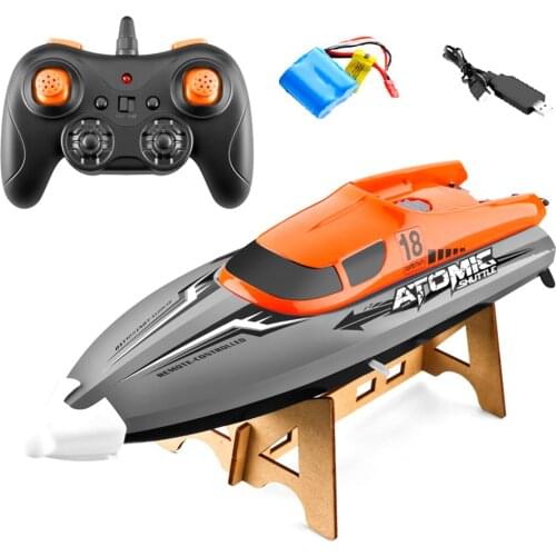 Remote Control Boat Speed Racing High Speed Water Cooled RC Speedboat Toy Ship Model Educational Childrens Toys
