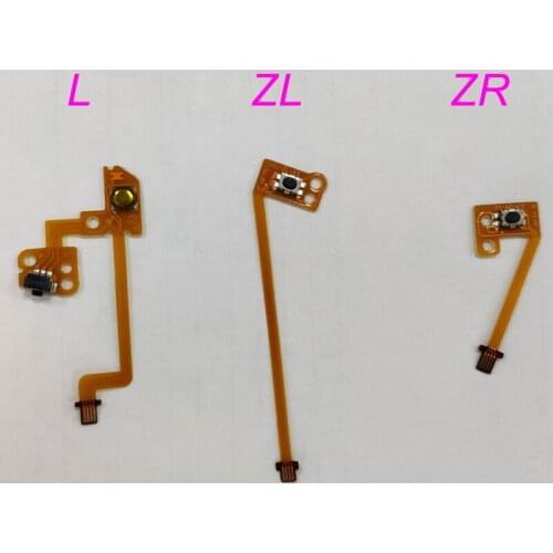 5 Sets Replacement Part ZR ZL L Button Key Ribbon Flex Cable For Nintendo Switch Joy-Con NS