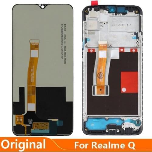 Original Display Replace 6.3" For Realme Q LCD Touch Screen Digitizer Assembly