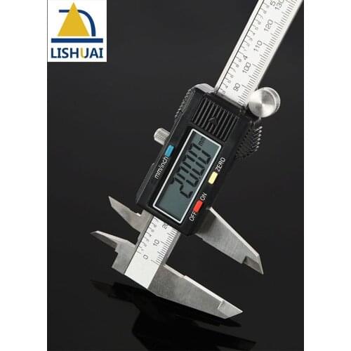 200mm Stainless Steel Digital Caliper/Electronic Vernier Caliper with LCD Screen and Instant Inch-Metric Conversion