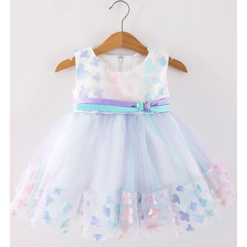 Baby Girls Baptism Dress Newborn Princess Birthday Toddler Flower Christening Ball Gown Kids Dresses for Newborn Clothes