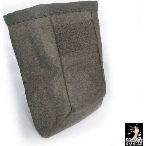 DMgear Tactical MOLLE Dump Pouch Foldable Drop Pouch Airsoft Recycling Bag Sundries Tool Pouches Lightweight Functional Pouch