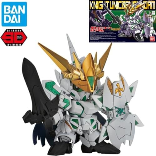 Bandai Gundam LEGEND BB KNIGHT UNICORN GUNDAM Mobile Suit Assemble Model Kits Action Figures Childrens toys Holiday gifts