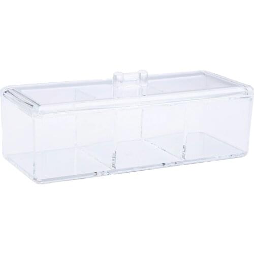 Storage Box Jewelry Container Makeup Organizer Handmade DIY Crafts Case&Lid