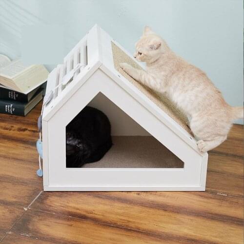 Solid Wood Breathable Cat Litter Scratch And Abrasion Resistance Cat Scratcher Pet Supplies