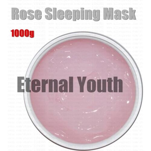 1kg Rose Sleep Mask Face Care Moisturizing Whitening Dark Spot Remover Anti Wrinkle Anti Aging Skin Care Disposable Facial Mask