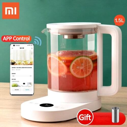 Xiaomi Mijia Electric Kettle Smart Health Preserving Pot Multifunctional Teapot Automatic Water Bolier APP Control 1000W 1.5L
