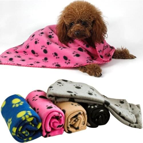 Soft Fleece French Bulldog Blankets Autumn/Winter Warm Pet Dog Bed Mat for Dogs Cushion Blanket Puppy Cat Sleeping Covered Mats