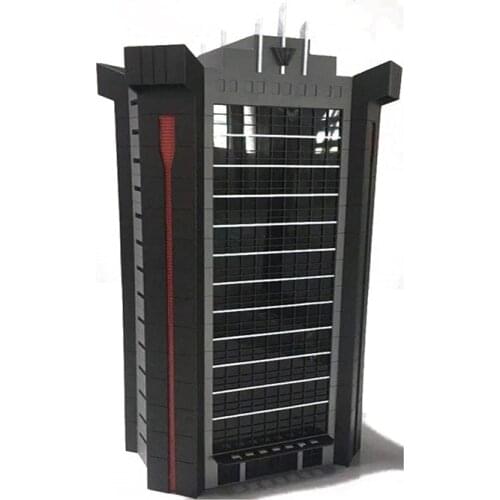 N Scale 1/150 Train Station Anime Scene Model Hard Plastic Industrial For N Trian Layout Building Model