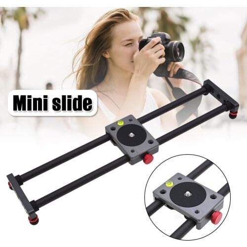 Desktop Mini Slider for Camera Universal Carbon Fiber Video Stabilizer Rail for Photography DSLR Camera Accessories GDea