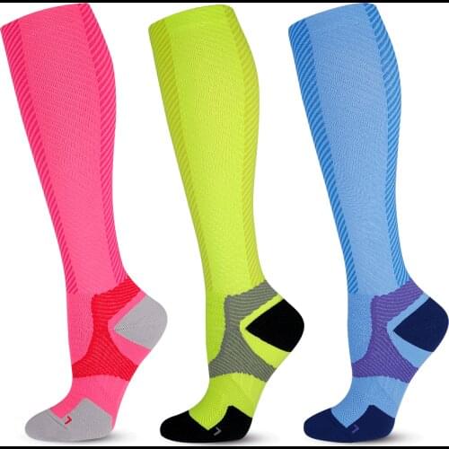 Outdoor Professional Sports Riding Climbing Marathon Running Socks Loop Bottom Nurse Socks Long Tube Compression Socks