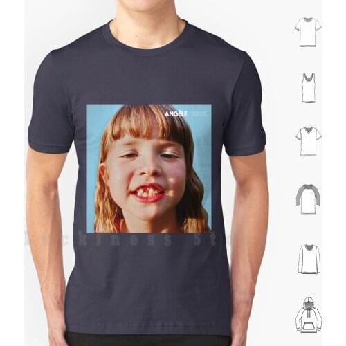 Angèle Brol T Shirt Print 100% Cotton New Cool Tee Vinyl Beautiful Merch Album Cover A Singer Romeo Elvis Balance