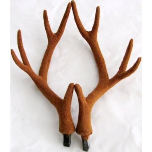 Free shipping deer horn for head and property