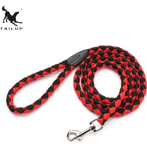 TAILUP Pet Harness Accessories Nylon Rope Dog Collar Lead 1.5m Walking Training Leash For Pet Dog