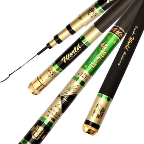 CJ NEW Ultralight Superhard 3.6-7.2m Stream Hand Pole high Carbon Fiber for carp Casting Telescopic Fishing Rods free shipping