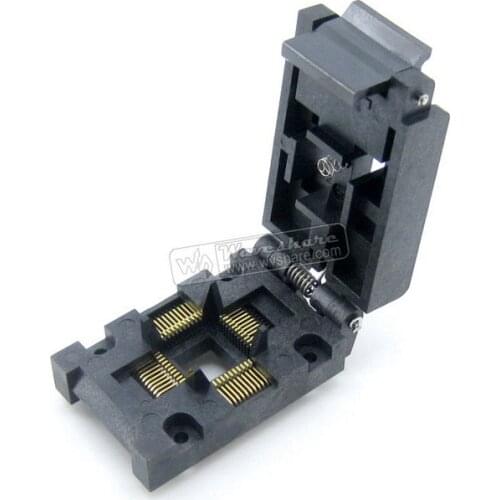 QFP44 TQFP44 LQFP44 PQFP44 FPQ-44-0.8-16A QFP Enplas Programmer IC Socket Adapter