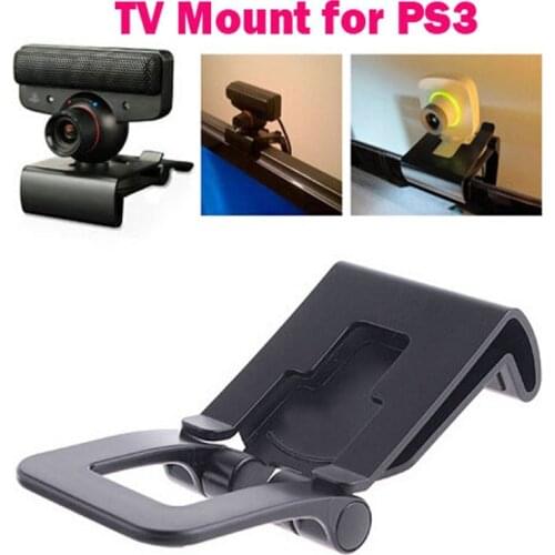 Adjustable TV Clip Bracket Mount Holder Stand For Sony Playstation 3 for PS3 Move Controller Eye Camera