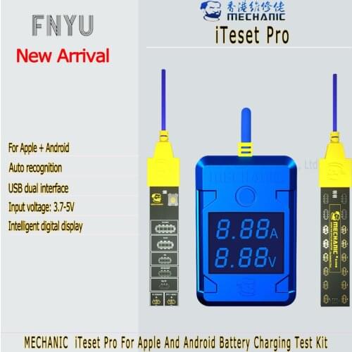 Battery Charging Activation Board MECHANIC iTeset Pro For Android + iPhone Smart Digital Display Charging Detector