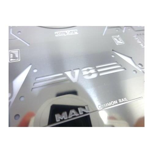 Metal Gear-Box Cover Transmission Case Guard For 1/14 Scale RC Tamiya MAN TGX Tractor