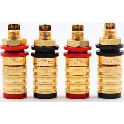 ZEROZONE 2 pair original USA CMC 838-S Pure Copper Speaker Terminals L5-50