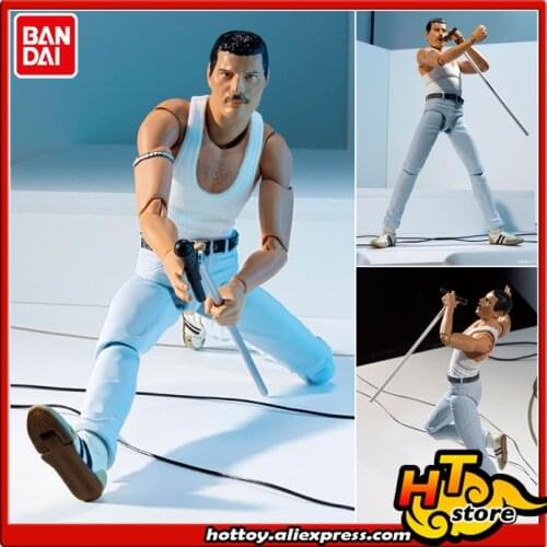 100% Original BANDAI SPIRITS Tamashii Nations S.H.Figuarts (SHF) Action Figure - Freddie LIVE AID Ver