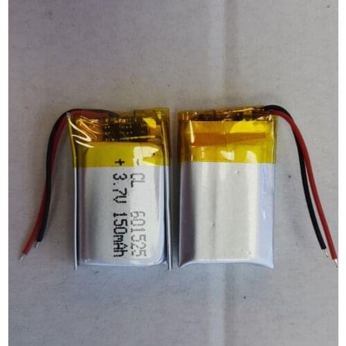 3.7 V 601525 061525 150mah with protection board , used for bluetooth MP3,MP4 lithium battery