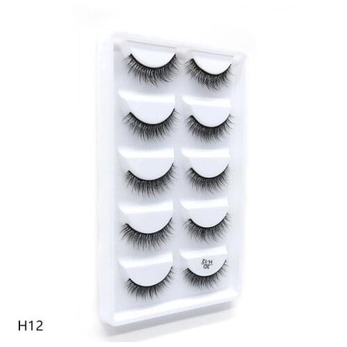 3D Eyelashes Hand made Reusable Natural Long Eyelashes 3D Mink Lashes Soft Dramatic Eye Lashes For Makeup Maquiagem