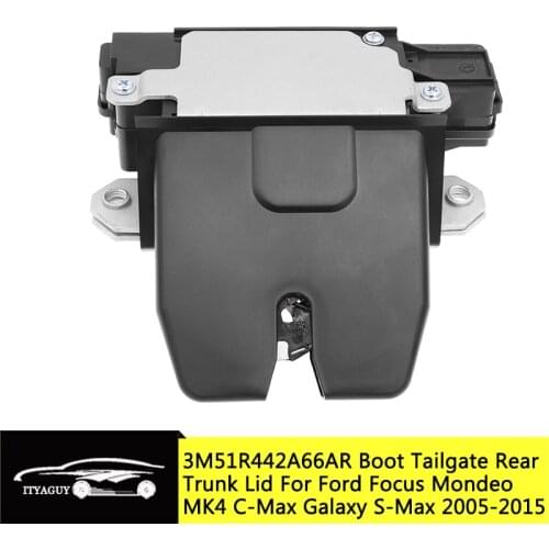 5 PIN 3M51R442A66AR Car Boot Tailgate Rear Trunk Lid Lock Latch Central Locking Mechanism For Ford Focus Mondeo MK4 C-Max Galaxy