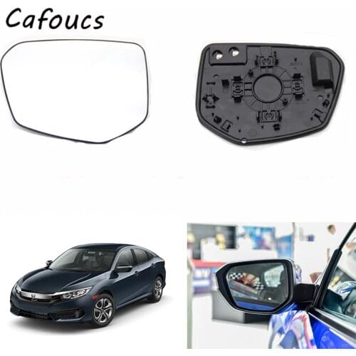 Car Rearview Mirror Glass Lens With Heated Function For Honda Civic FC1 FC7 2016 2017 2018 2019 2020