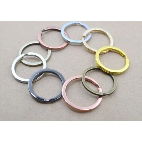 20pcs/lot Keyring Split Ring 30mm Good/gunblack/rose gold Key Rings For Keychain DIY Making Sleutelhanger Diy Accessories