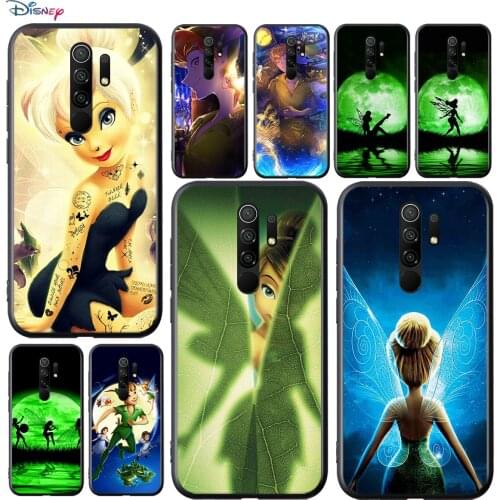 Disney Cartoon Animation Peter Pan Tinker Bell For Xiaomi Redmi 9A 9C 9 Prime GO 8A 7A 6A 5A 4X S2 Pro Plus Black Phone Case