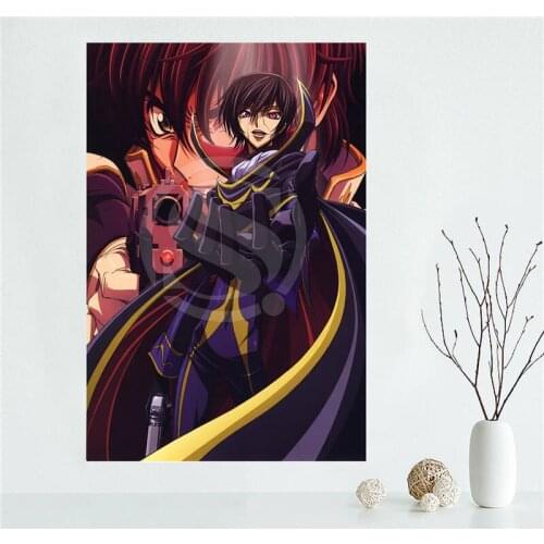 E#627L45 Custom Code Geass Anime Canvas Painting Wall Silk Poster cloth print DIY Fabric Poster free shipping Y38-q