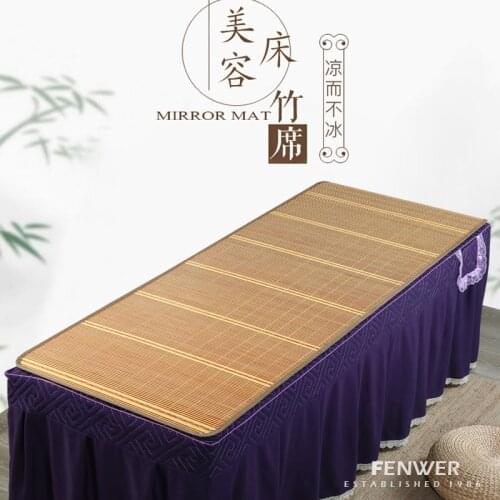 FENWER Summer beauty bed mattress, Bamboo mat,massage bed, physiotherapy, shampoo bed, bamboo mat mattress