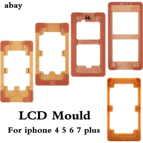 LCD Repair UV Glue LOCA Mold LCD Outer Glass Screen Mould for iPhone 4 4s 5 5c 5s 6 6s 7 plus Mould