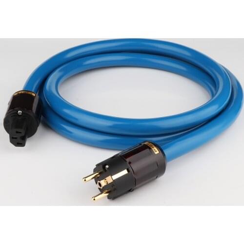 Hifi audio Silver Plated EU AC power cable With P-079E EU power plug C-079 IEC Female connector Schuko Power Cord Cable