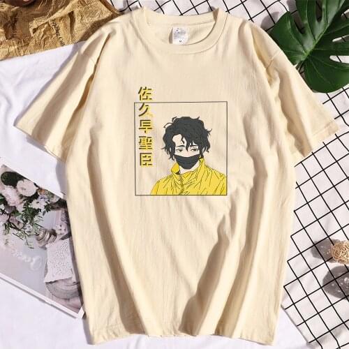Cotton Haikyuu Kiyoomi Sakusa SKS Print mens T Shirt Funny Quality Clothes Aesthetic Tops Tees Tshirt Casual Print T Shirt