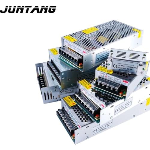 JUNTANG switching power supply LED AC transformer 110v /220v DC 5v 12v 24v 48v plant light camera LED light power adapter