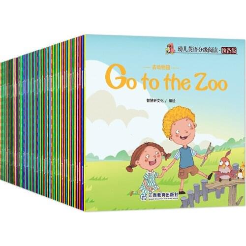 60 Book/Sets learning English words Picture Reading Books Baby Storybooks For Kids Educational Booklets Children Story Books