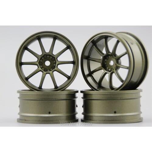 4pcs 1/10 Touring&Drift Wheel Rim W10S2BR(Painting Brozen) 4mm offset fits for 1:10 Touring&Drift Car 1/10 Rim 10507