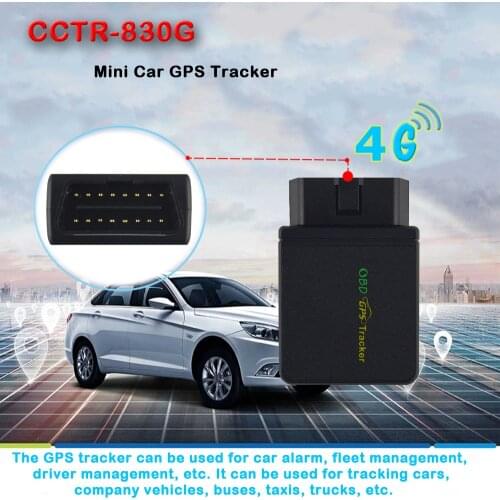 4G OBD Mini GPS Tracker WCDMA Real-time GPS Vehicle Locator CCTR-830G For Car Tracking Device With Shock Alarm&Built-in MIC