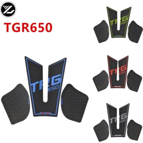 Motorcycle 3D Emblem Fuel Tank Traction Side Pad Knee Grip Decal Protective Stickers For CFMOTO 650TRG