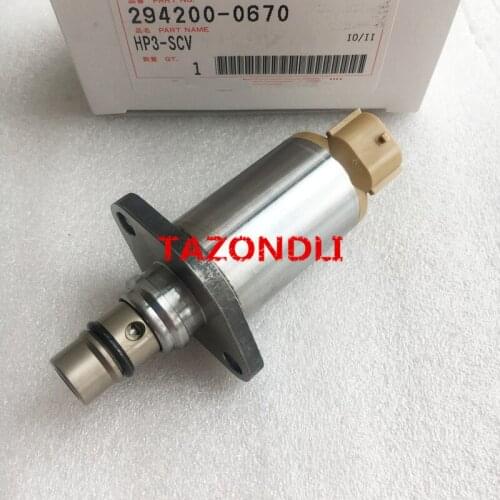 100% Original and new Pressure Control Valve 294200-0670 2942000670 SCV For 6HK1 Diesel Engines